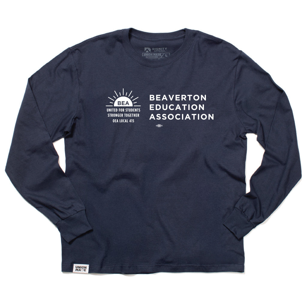 Beaverton Education Association Logo Long Sleeve Shirt