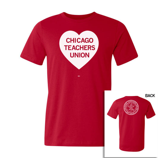 Chicago Teachers Union Heart Shirt