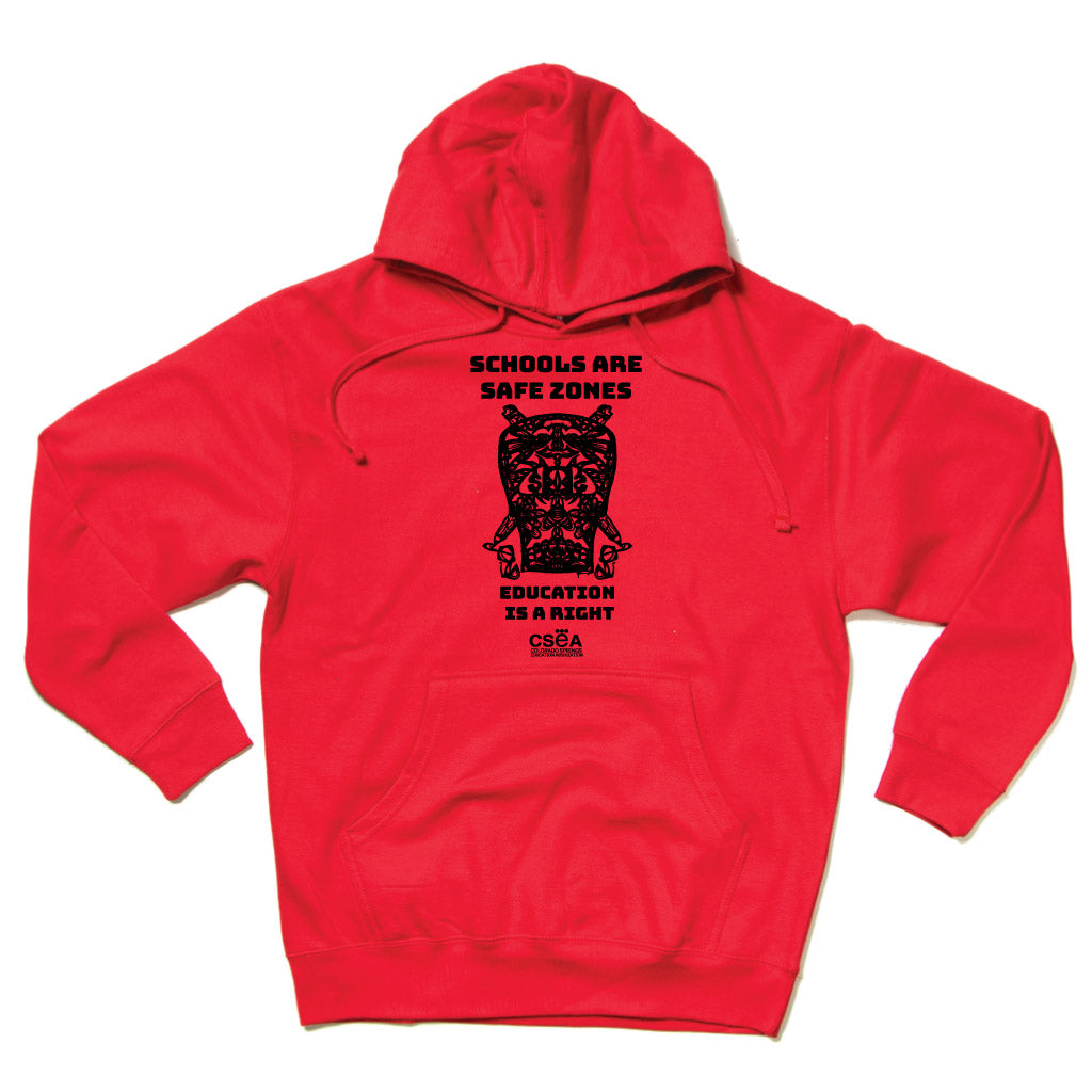 Colorado Springs Education Association: Schools are Safe Zones Hooded Sweatshirt