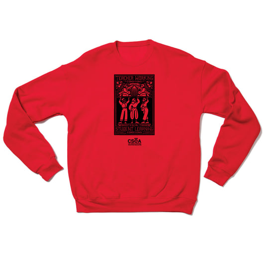 Colorado Springs Education Association: Teacher Working Conditions Crewneck Sweatshirt