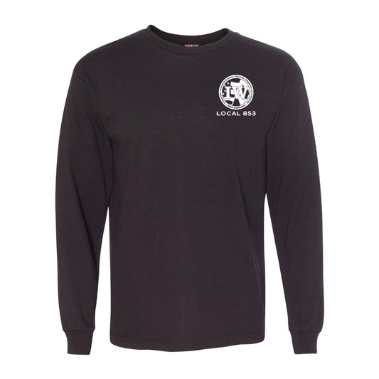 Iron Workers 853 Logo Long Sleeve Shirt