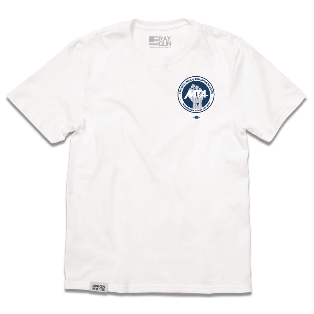 MTA: A Diverse Union of Education Workers Circle Pocket Print Shirt