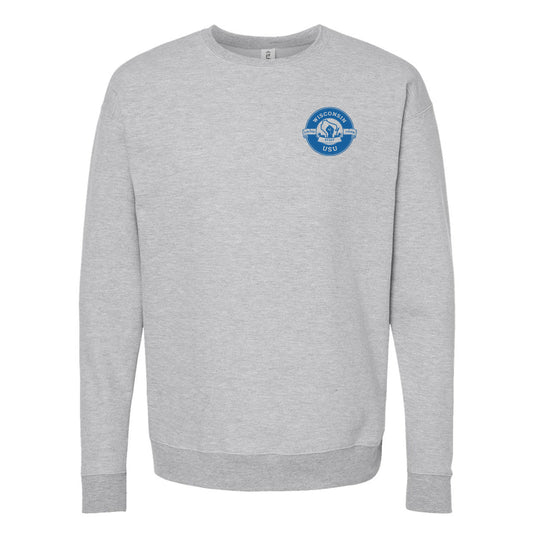 USUWI: Wisconsin USU Seal Crewneck Sweatshirt