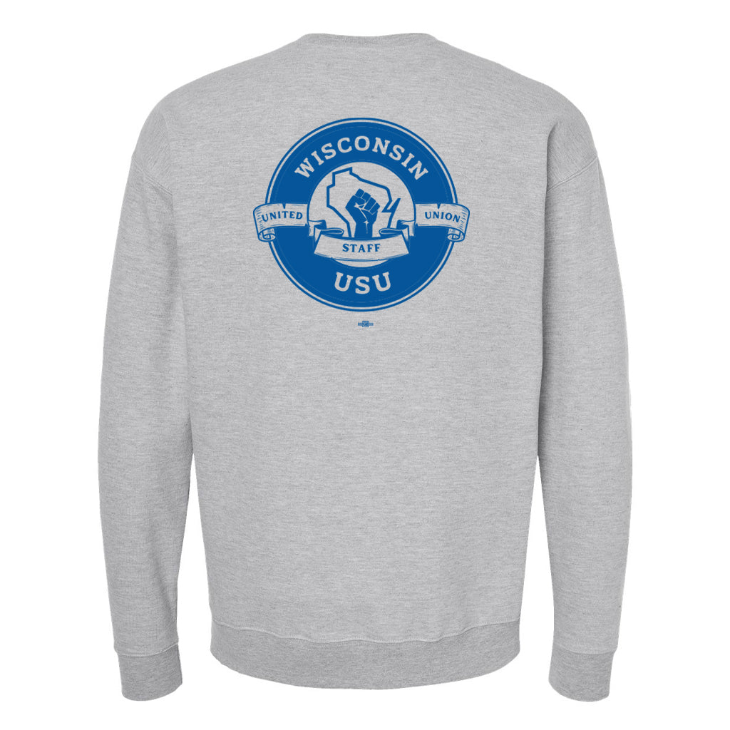 USUWI: Wisconsin USU Seal Crewneck Sweatshirt
