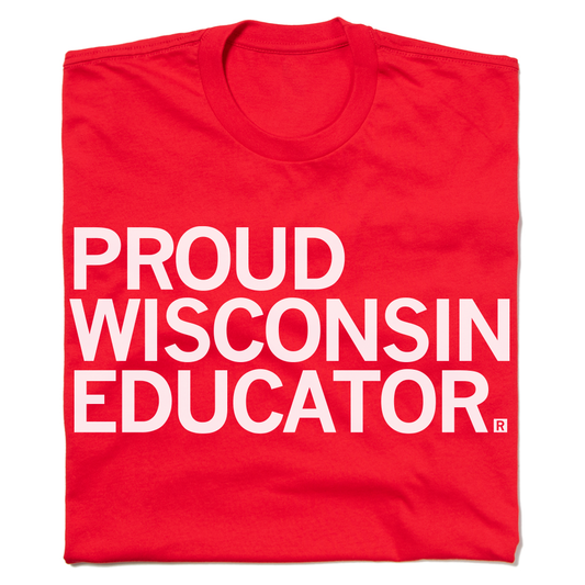 WEAC: Proud Wisconsin Educator Shirt