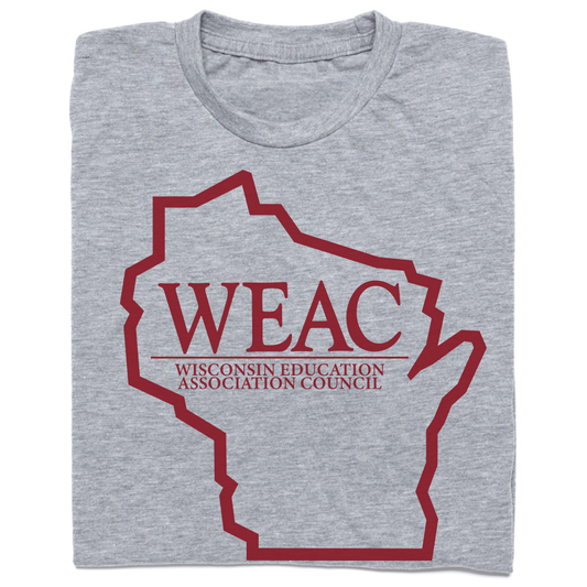 WEAC: Wisconsin State Outline Shirt