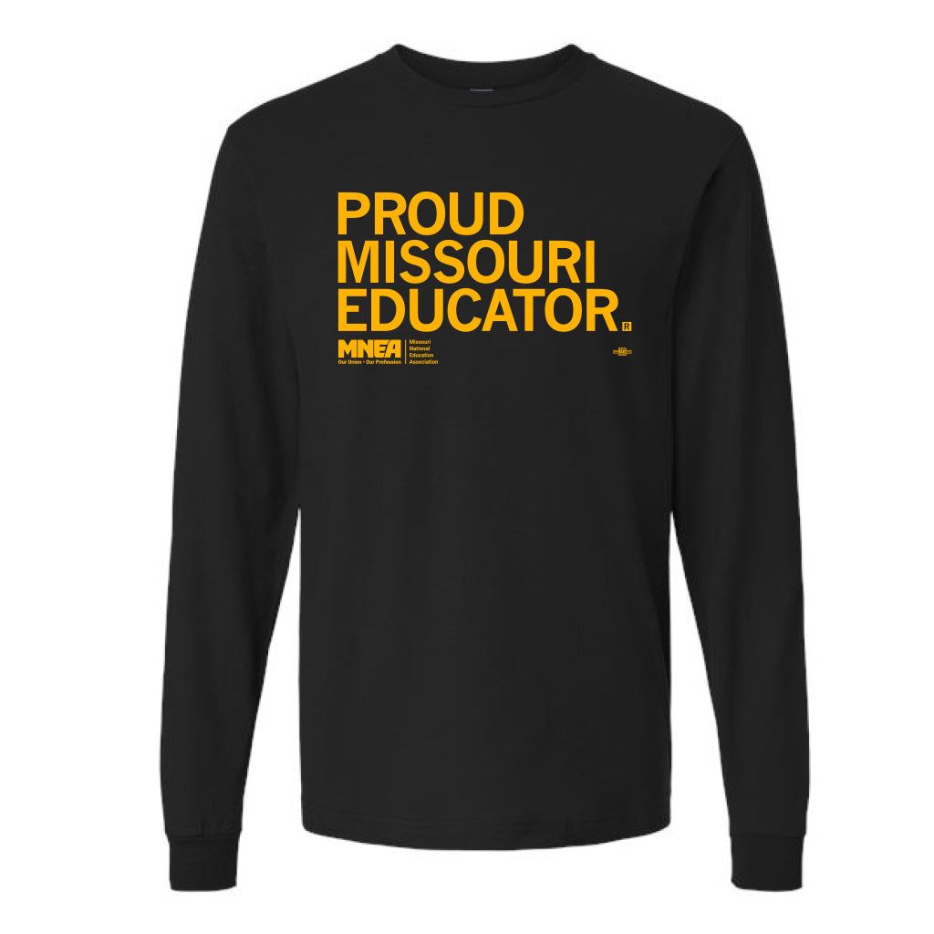 MNEA: Proud Missouri Educator Long Sleeve Shirt