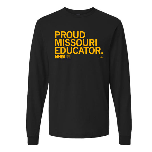 MNEA: Proud Missouri Educator Long Sleeve Shirt