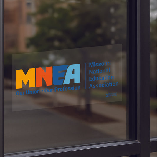 MNEA Logo Window Cling
