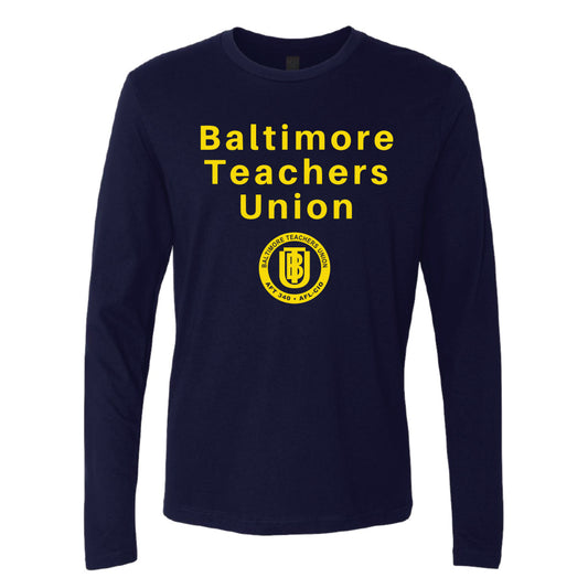 Baltimore Teachers Union: Logo Long Sleeve Shirt