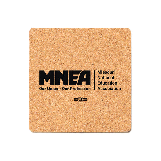 MNEA Logo Cork Coaster
