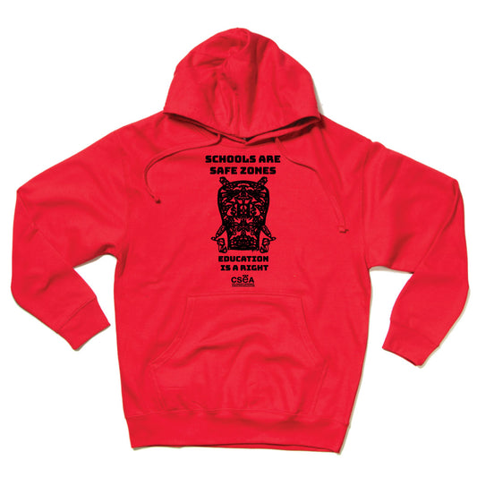 Colorado Springs Education Association: Schools are Safe Zones Hooded Sweatshirt