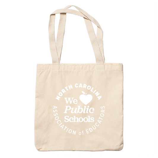 NCEA: We Love Public Schools Tote Bag