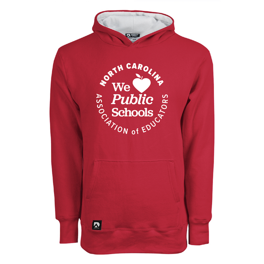 NCEA: We Heart Public Schools Hooded Sweatshirt