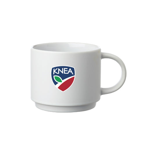 KNEA: Logo 14 oz. Stackable Ceramic Mug