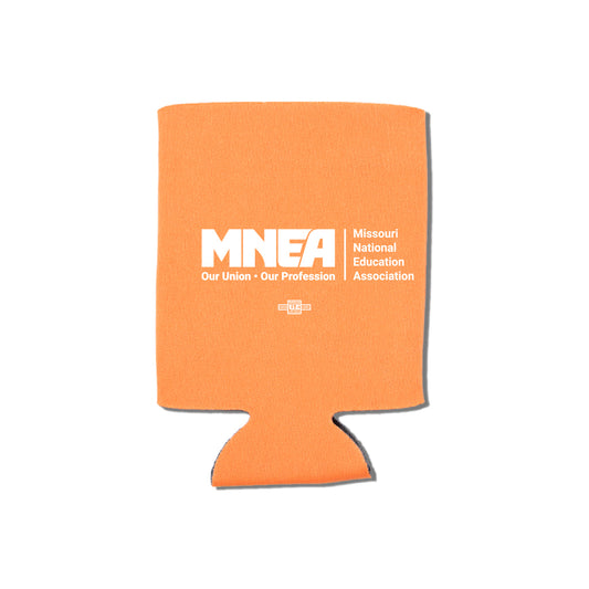 MNEA Logo Can Cooler