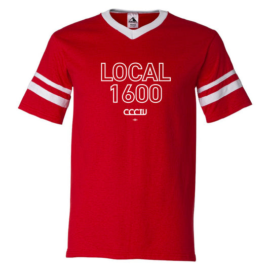 CCCTU: Local 1600 V-Neck Jersey Shirt