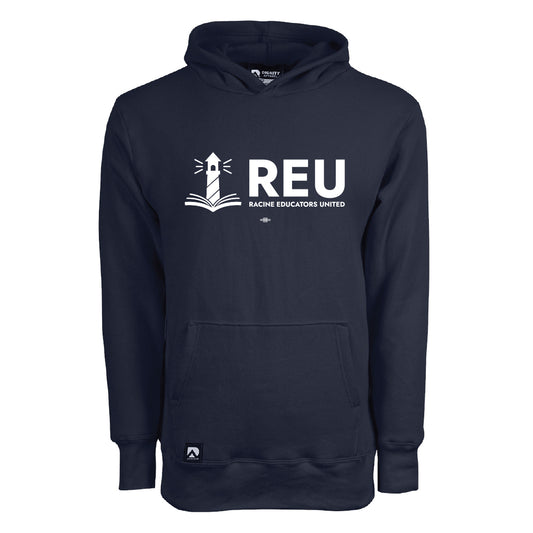 REU: Text Logo Hooded Sweatshirt