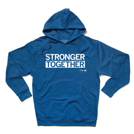 NFT-28: Stronger Together Text Hooded Sweatshirt